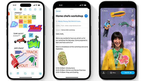 Với iOS 17, bạn có thể sử dụng dán nhãn ở hầu hết các ứng dụng